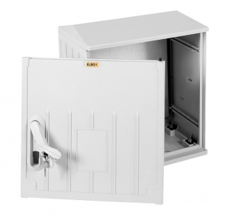 Elbox EPV-400.250.250-1-IP54, (В400 × Ш250 × Г250) EP, Электротехнический шкаф полиэстеровый IP54 антивандальныйV c одной дверью