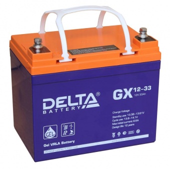 Delta GX 12-33 (12V / 33Ah), Аккумуляторная батарея