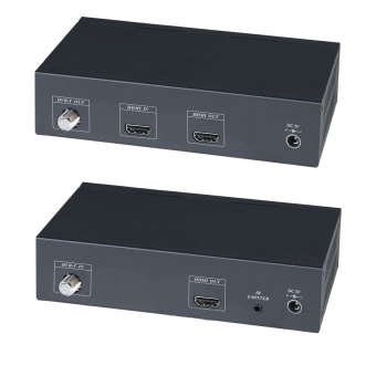 Многофункциональное устройство-удлинитель SC&T HE05C для передачи HDMI сигнала по коаксиальному кабелю