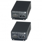 SC&T HE02EI, Комплект для передачи HDMI сигнала с ИК повторителем по одному кабелю витой пары