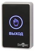 Кнопка выхода сенсорная, черная, накладная, пластик, НЗ/НР контакты, 12-24 В(DC), размер: 86х50х20 мм ST-EX020LSM-BK