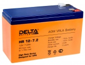Delta HR 12-7.2 (12V / 7.2Ah), Аккумуляторная батарея