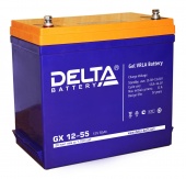 Delta GX 12-55 (12V / 55Ah), Аккумуляторная батарея