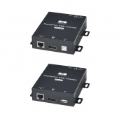 SC&T DP02U, Комплект (передатчик + приёмник) для передачи DisplayPort + USB + RS232