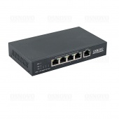 Osnovo SW-8050/DB, Коммутатор/удлинитель Gigabit Ethernet + PoE на 5 портов