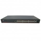 LTV NSF-2724 390, 24-портовый коммутатор Ethernet с поддержкой PoE