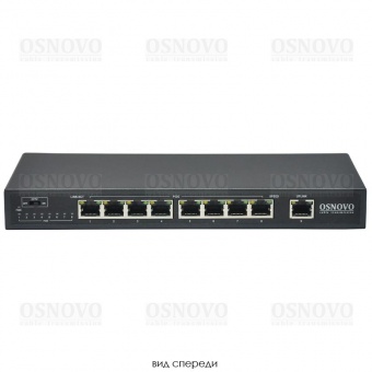 Osnovo SW-20900/B, PoE коммутатор Fast Ethernet на 9 портов