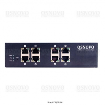 Osnovo SW-70800/I, Промышленный коммутатор Gigabit Ethernet на 8 портов