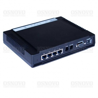 OSNOVO TA-IP4, Удлинитель Ethernet (VDSL) на 4 порта (удалённое устройство)