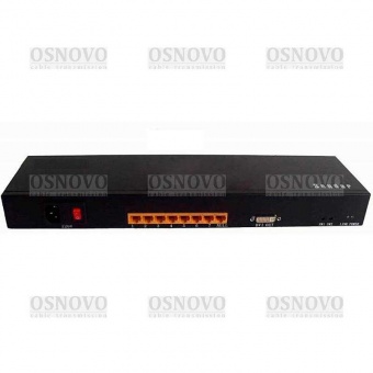 OSNOVO TA-Hi07, Разветвитель(распределитель) HDMI и USB сигналов 1вх./7 вых по витой паре(CAT5/5e/6)