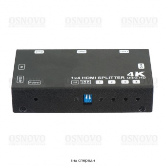 OSNOVO D-Hi104/1, Разветвитель HDMI (1вх./4вых.)