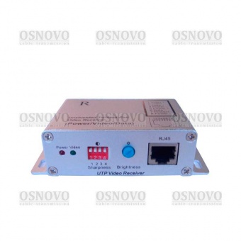 OSNOVO TA-CPD+RA-CPD, Комплект передатчик+приёмник для передачи видеосигнала+питания+данных до 1500м