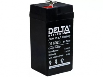 Delta DT 6023 (6V / 2.3Ah), Аккумуляторная батарея