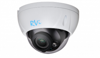 Уличная HD камера видеонаблюдения с моторизированным объективом RVi-1ACD202M (2.7-12) white