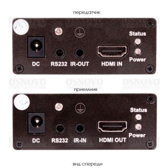 OSNOVO TLN-Hi/1+RLN-Hi/1, Комплект для передачи HDMI по сети Ethernet