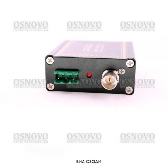 OSNOVO RA-SD/P, Приемник SDI-сигнала и питания по одному коаксиальному кабелю RG6 (1-канальный)