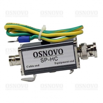 OSNOVO SP-HC, Устройство грозозащиты цепей видео HDCVI/HDTVI/AHD одноканальное для коаксиального кабеля