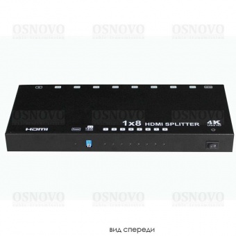 OSNOVO D-Hi108/1, Разветвитель HDMI (1вх./8вых.)