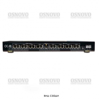 OSNOVO D-Hi108T, Разветвитель(распределитель) HDMI сигналов по витой паре, 1вх./8вых